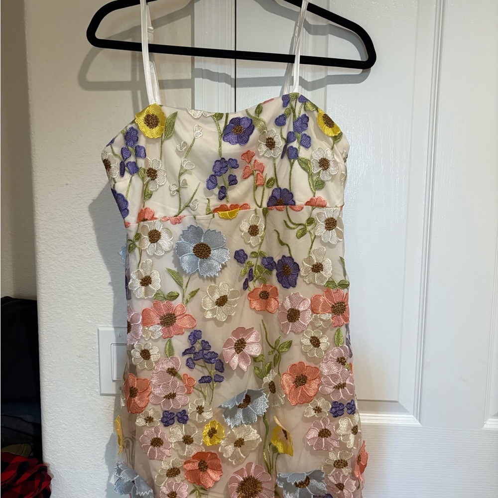 Jessica Simpson Floral Kids Dress - Multicolor